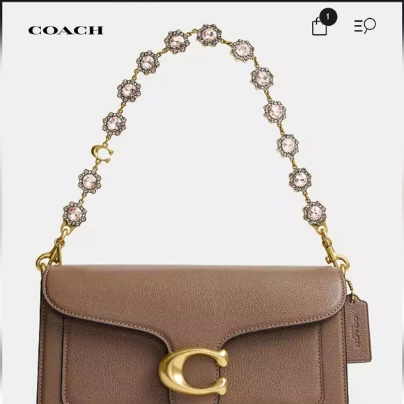 NWT Coach Short Jewerly Chain Strap - Picture 4 of 6